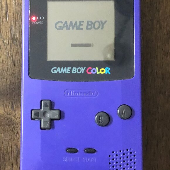 Nintendo Gameboy Color Grape Purple Handheld Console Tested & Working